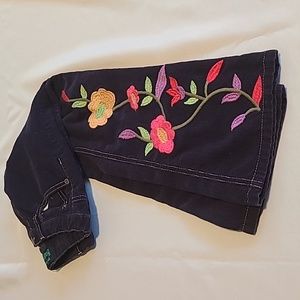 Blooming with Style: Mini Boden Embroidered Corduroy Jeans (7/8)